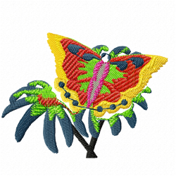 Butterfly Embroidery Design 3